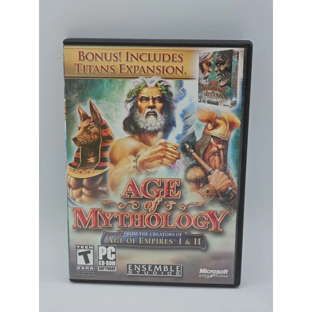 Age of Mythology (Bonus Includes‎ Titans Expansion) (PC, 2007)